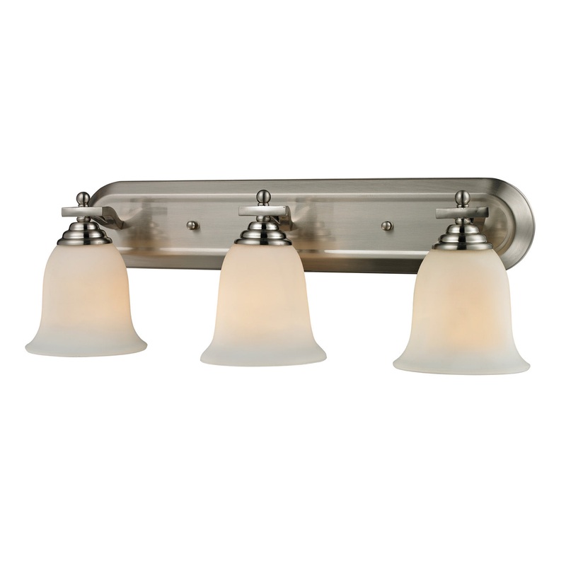 Z-Lite 704-3V-BN Lagoon Three Light Vanity, Brushed Nickel