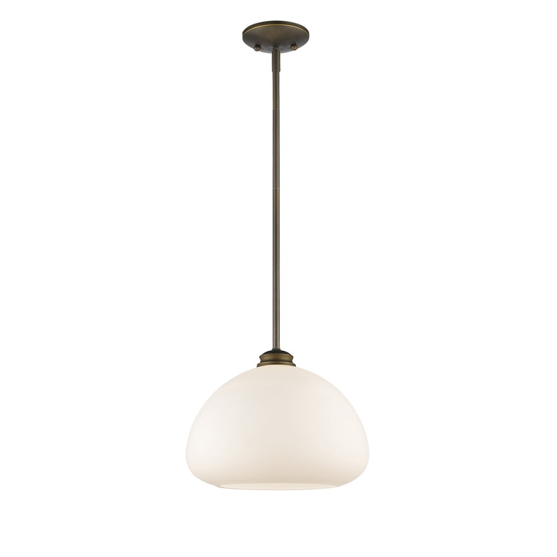 Z-Lite 721P13-OB Amon One Light Pendant, Olde Bronze