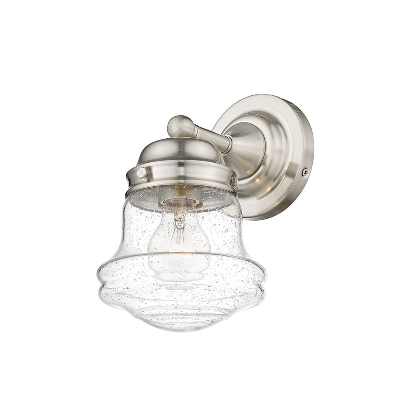 Z-Lite 736-1S-BN Vaughn One Light Wall Sconce, Brushed Nickel