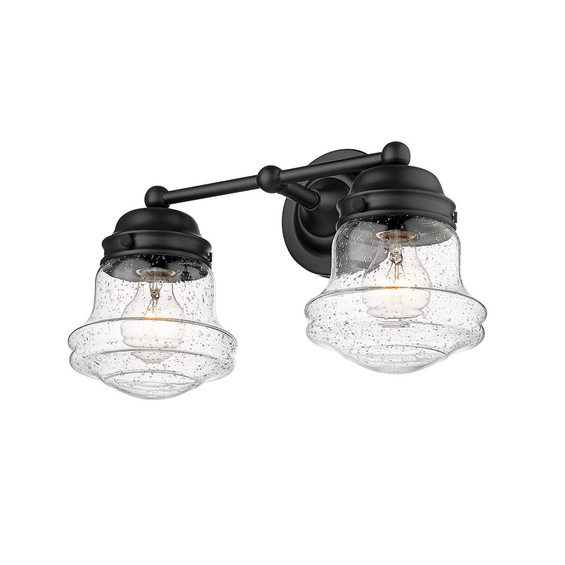 Z-Lite 736-2V-MB Vaughn Two Light Vanity, Matte Black