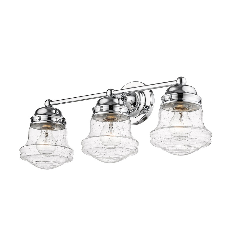 Z-Lite 736-3V-CH Vaughn Three Light Vanity, Chrome