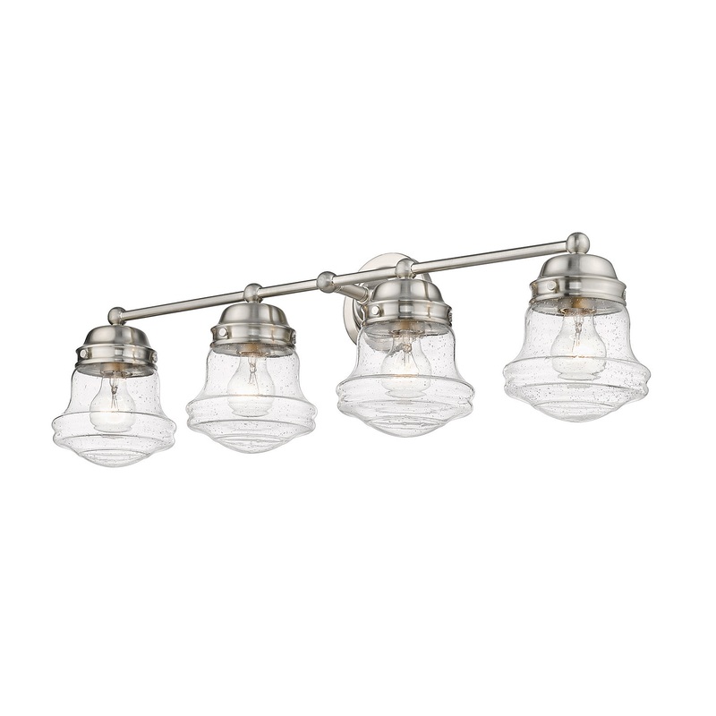 Z-Lite 736-4V-BN Vaughn Four Light Vanity, Brushed Nickel