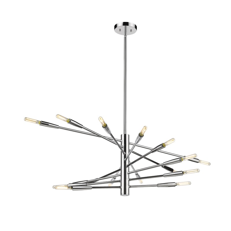 Z-Lite 737-16CH Ascension 16 Light Chandelier, Chrome