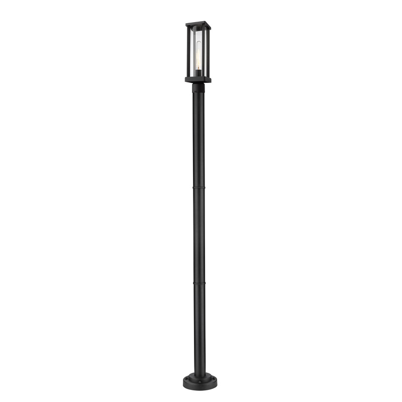Z-Lite 586PHMR-567P-BK Glenwood One Light Outdoor Post Mount, Black