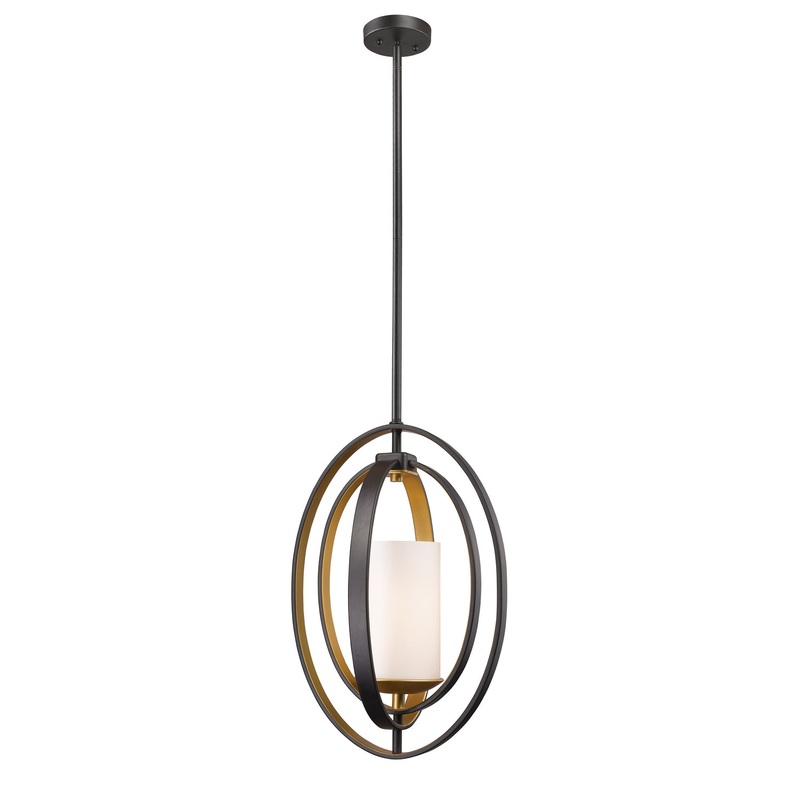 Z-Lite 6004MP-BZGD Ashling One Light Mini Pendant, Bronze Gold