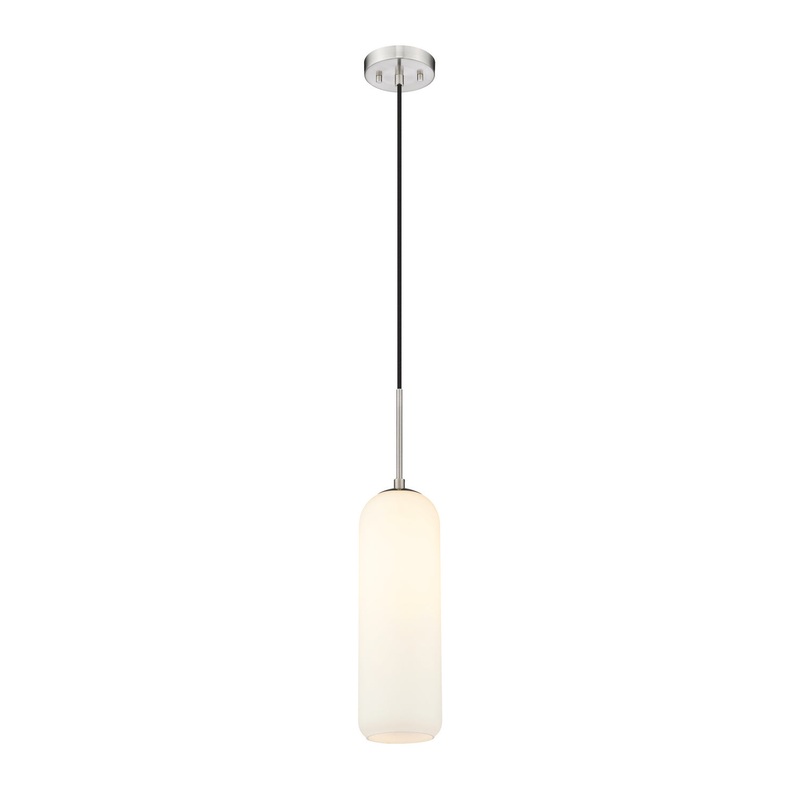 Z-Lite 732P22-BN Monty One Light Pendant, Brushed Nickel
