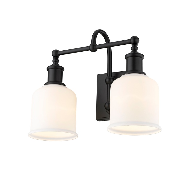 Z-Lite 733-2V-MB Bryant Two Light Vanity, Matte Black
