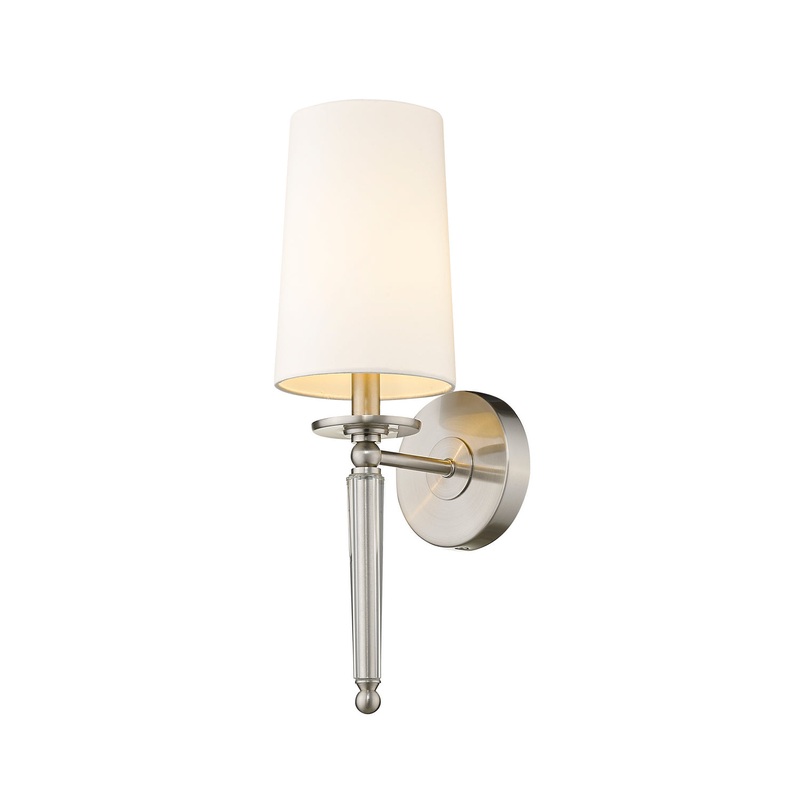 Z-Lite 810-1S-BN Avery One Light Wall Sconce, Brushed Nickel