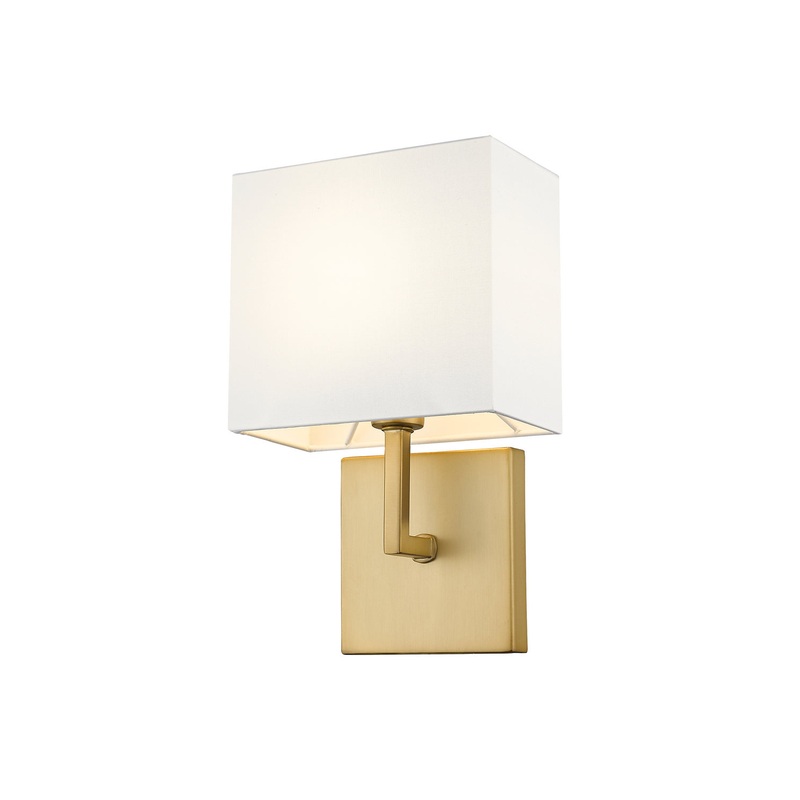 Z-Lite 815-1S-OBR Saxon One Light Wall Sconce, Olde Brass
