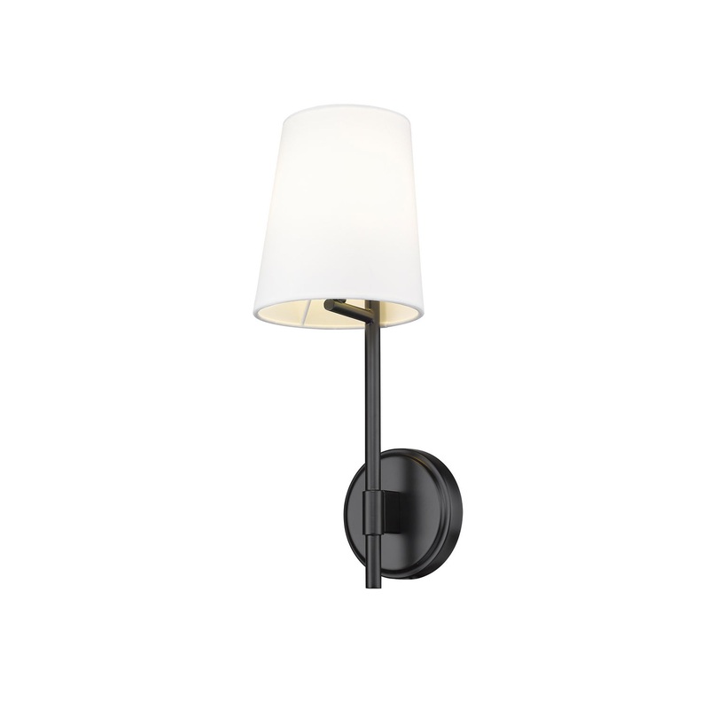 Z-Lite 816-1S-MB Winward One Light Wall Sconce, Matte Black