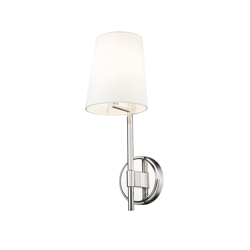 Z-Lite 816-1S-PN Winward One Light Wall Sconce, Polished Nickel