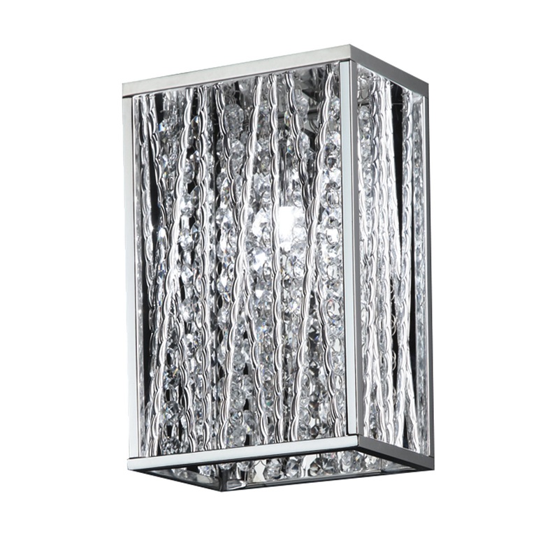 Z-Lite 872CH-1S-LED Terra LED Wall Sconce, Chrome