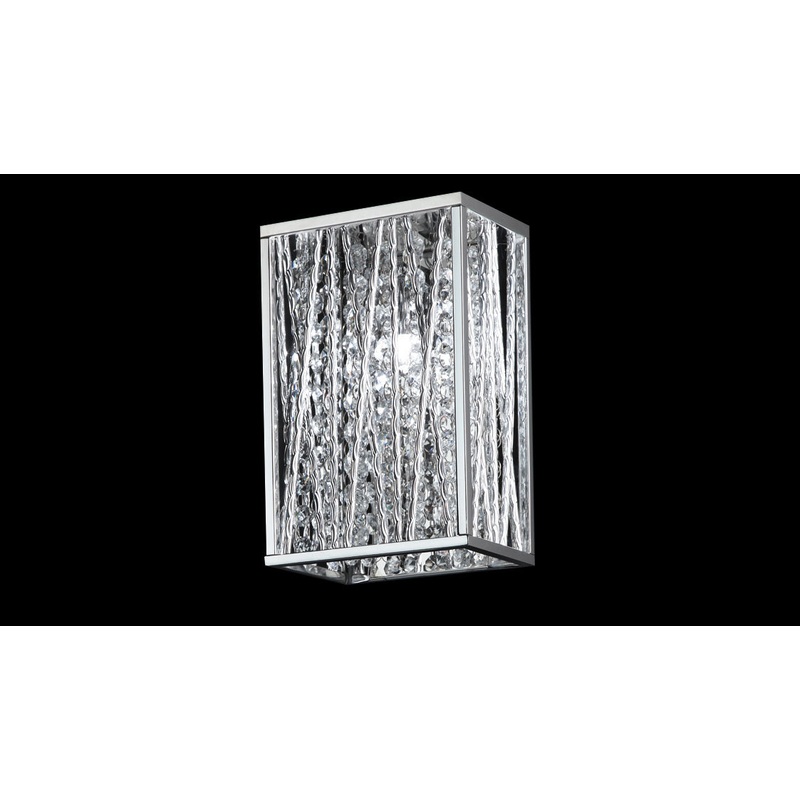 Z-Lite 872CH-1S Terra One Light Wall Sconce, Chrome