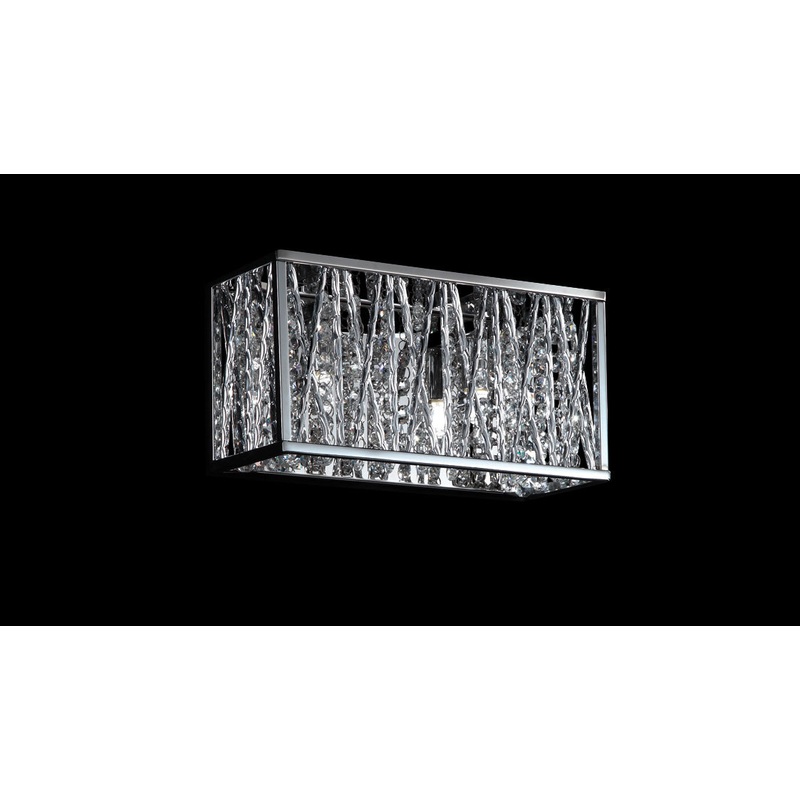 Z-Lite 872CH-2V Terra Two Light Vanity, Chrome