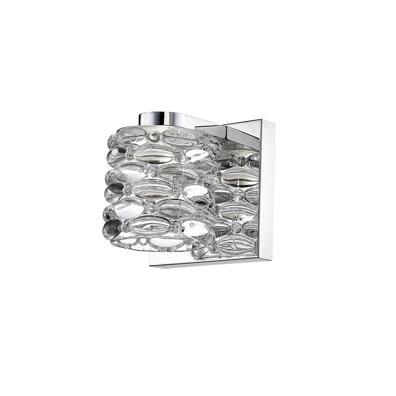 Z-Lite 907-1S-LED Dawson LED Wall Sconce, Chrome