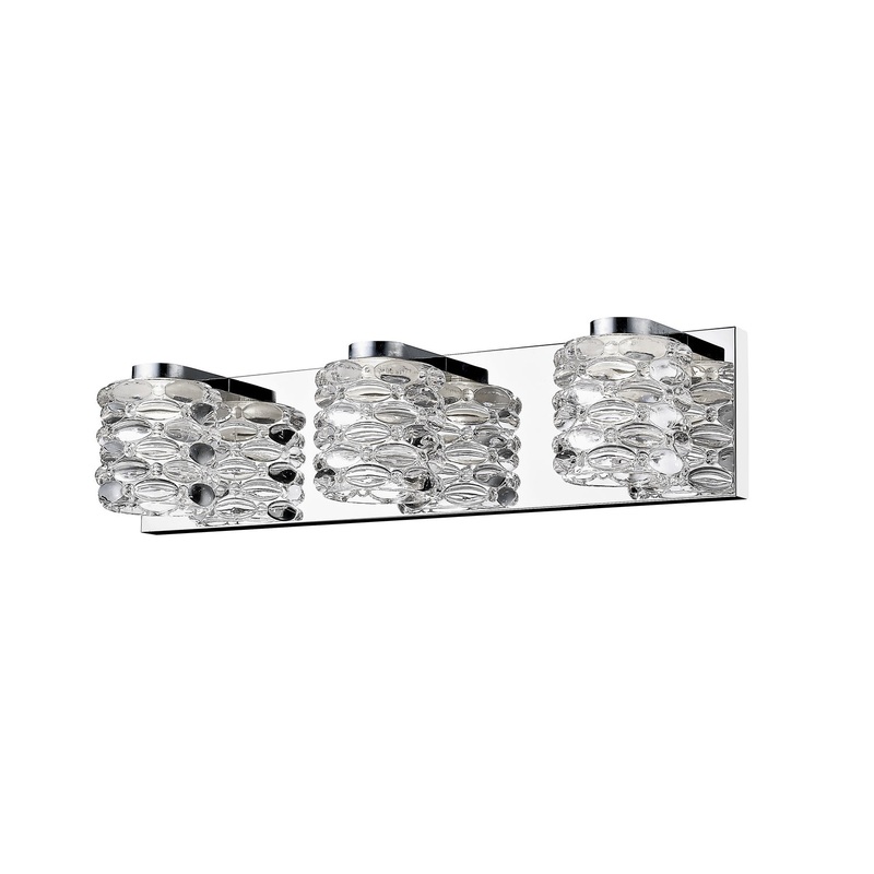Z-Lite 907-3V-LED Dawson LED Vanity, Chrome