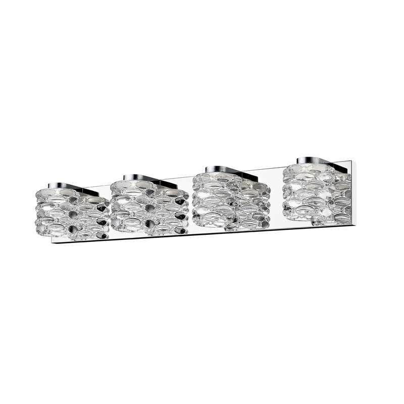 Z-Lite 907-4V-LED Dawson LED Vanity, Chrome