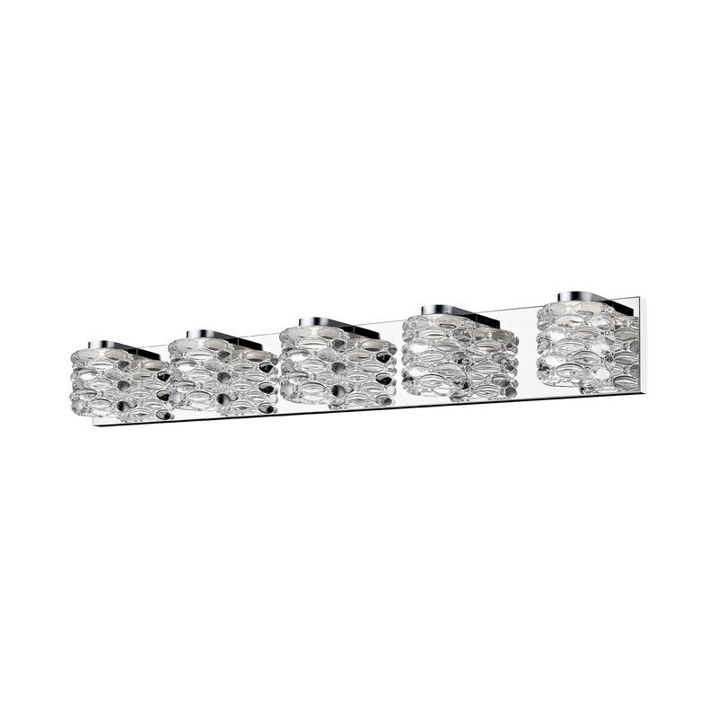 Z-Lite 907-5V-LED Dawson LED Vanity, Chrome