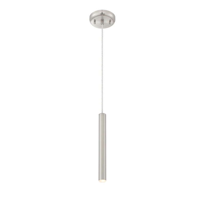 Z-Lite 917MP12-BN-LED Forest LED Mini Pendant, Brushed Nickel