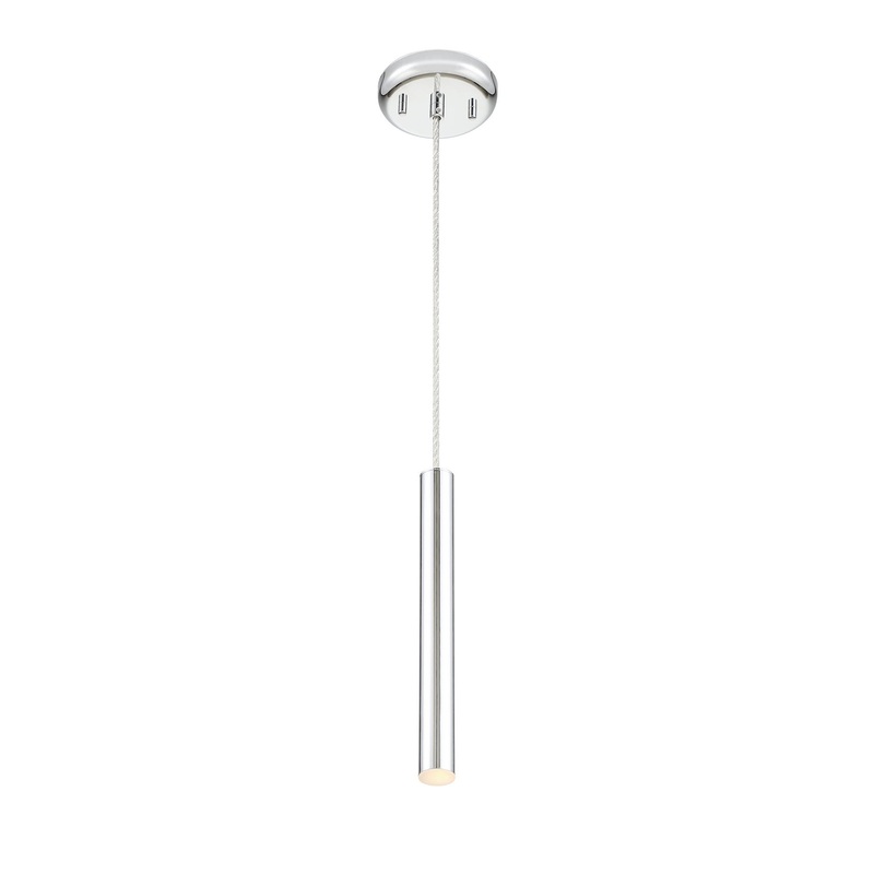 Z-Lite 917MP12-CH-LED Forest LED Mini Pendant, Chrome