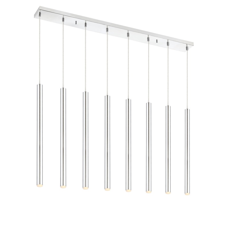 Z-Lite 917MP24-CH-LED-8LCH Forest LED Island Pendant, Chrome