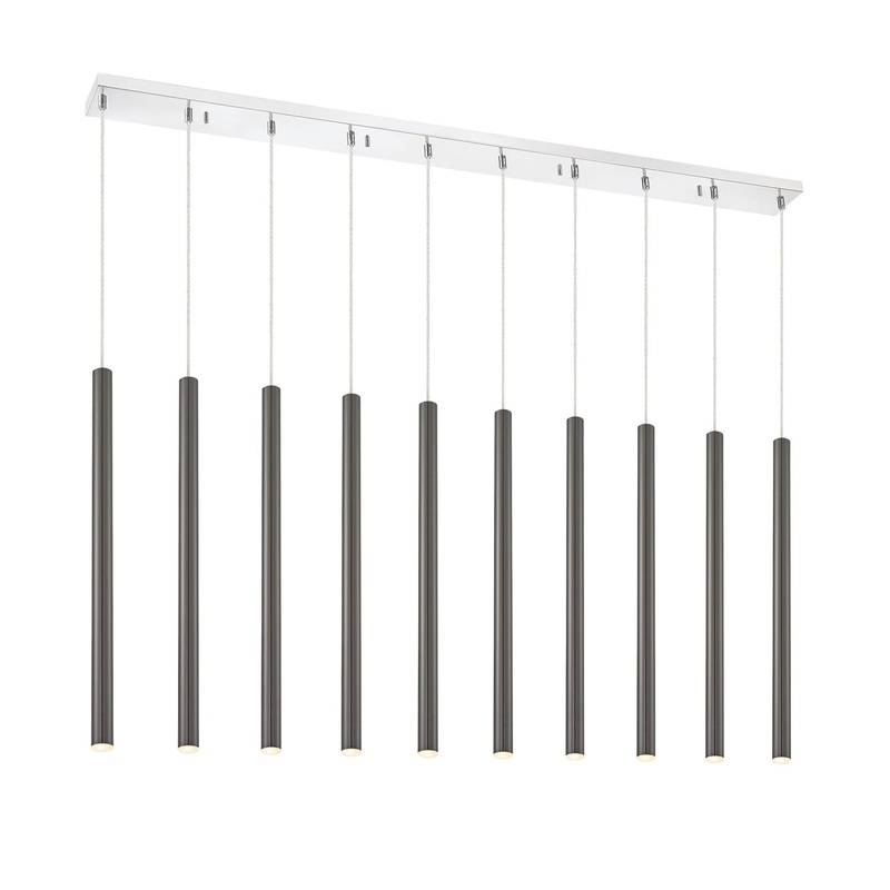 Z-Lite 917MP24PBL-LED-10LCH Forest LED Island Pendant, Chrome