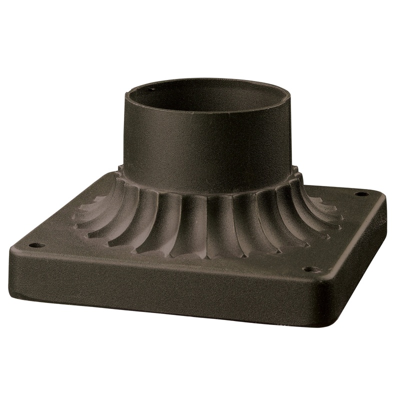 Z-Lite PM-ORB Pier Mounts Outdoor Pier Mount, Oil Rubbed Bronze