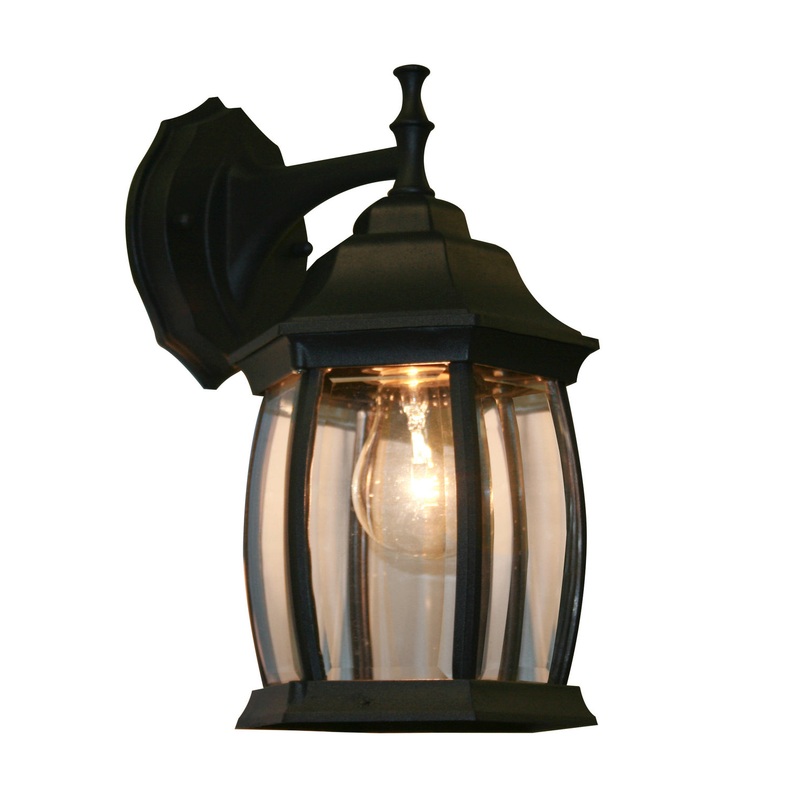 Z-Lite T20-BK Waterdown One Light Outdoor Wall Sconce, Black