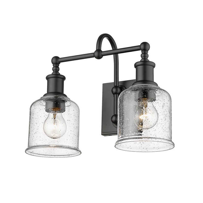 Z-Lite 734-2V-MB Bryant Two Light Vanity, Matte Black