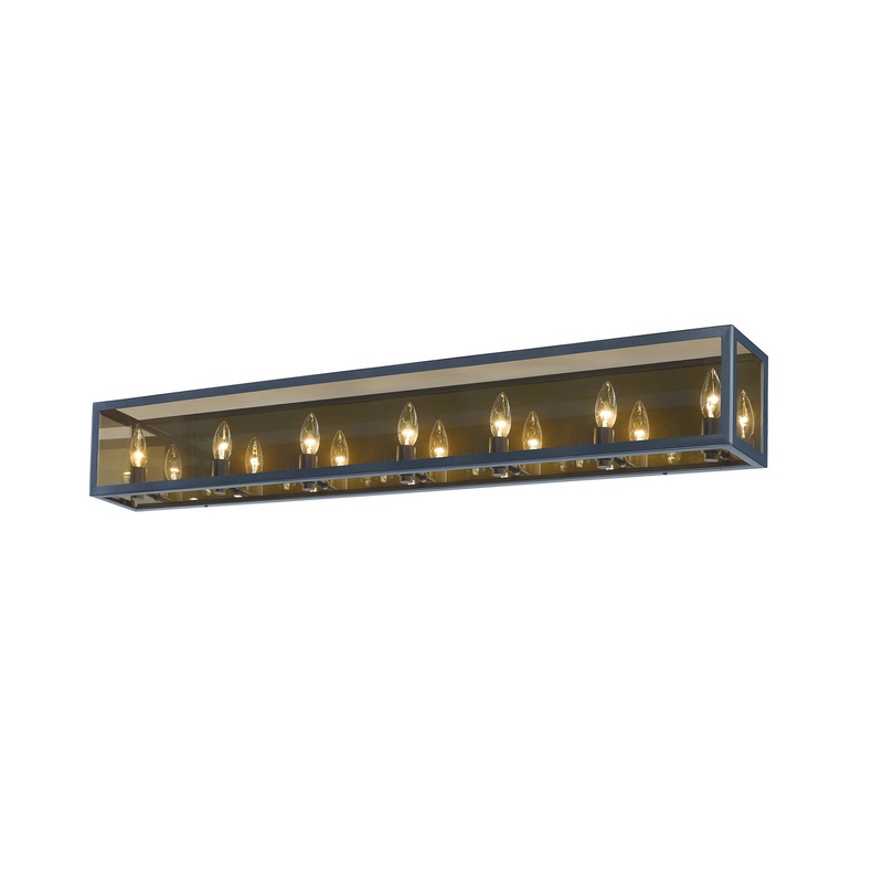 Z-Lite 802-7V-MC Infinity Seven Light Vanity, Misty Charcoal