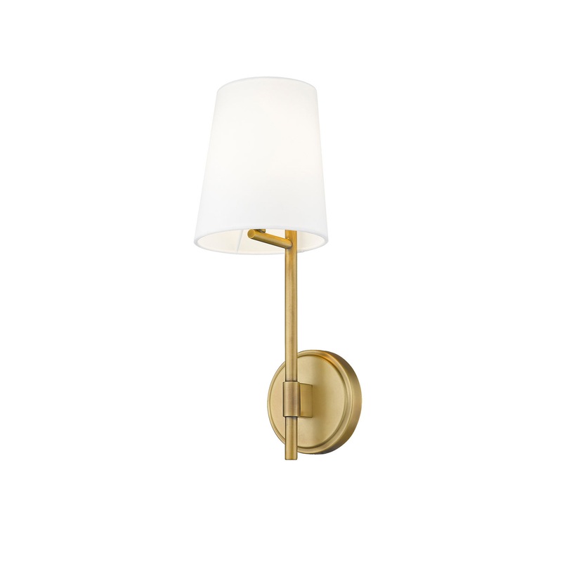 Z-Lite 816-1S-RB Winward One Light Wall Sconce, Rubbed Brass