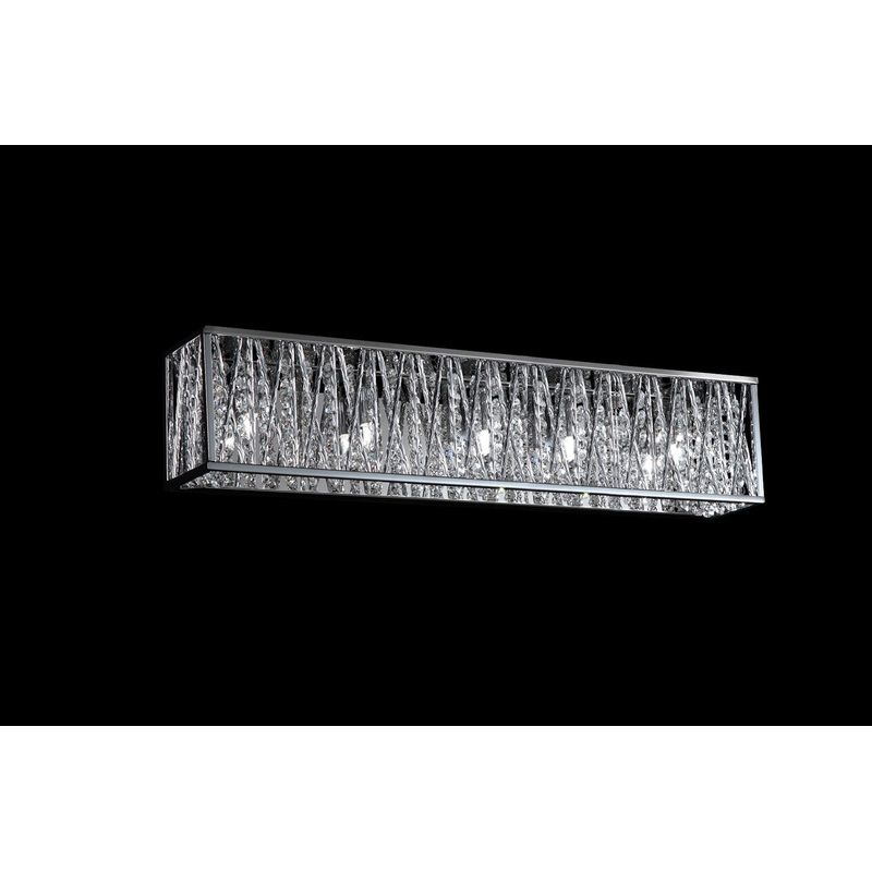 Z-Lite 872CH-5V Terra Five Light Vanity, Chrome