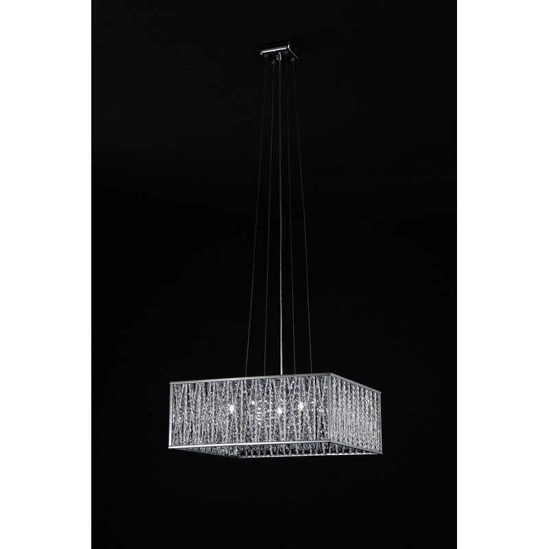Z-Lite 872CH-P Terra Five Light Pendant, Chrome