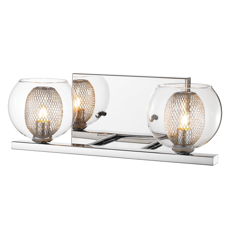 Z-Lite 905-2V-LED Auge LED Vanity, Chrome