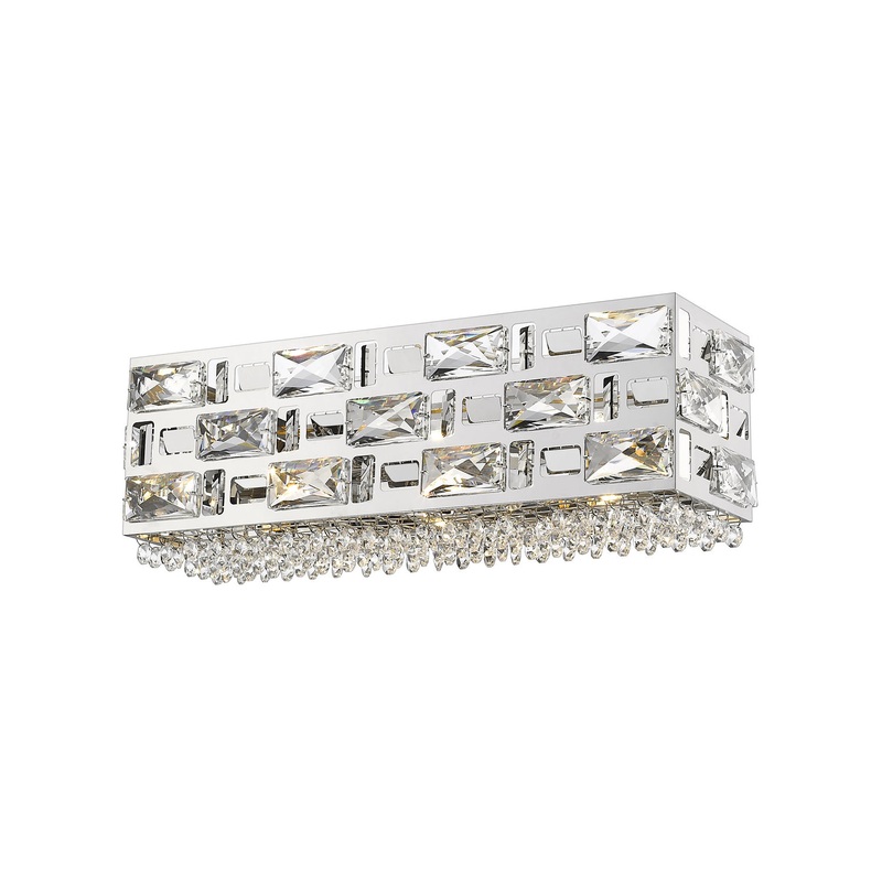 Z-Lite 912-3V-CH Aludra Three Light Vanity, Chrome