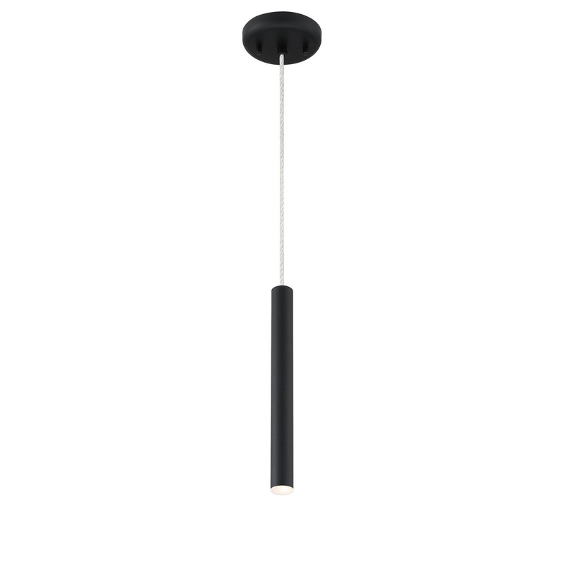 Z-Lite 917MP12-MB-LED Forest LED Mini Pendant, Matte black