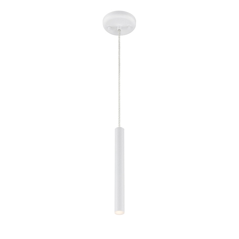 Z-Lite 917MP12-WH-LED Forest LED Mini Pendant, Matte White