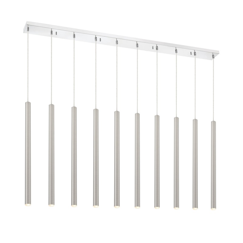 Z-Lite 917MP24-BN-LED-10LCH Forest LED Island Pendant, Chrome