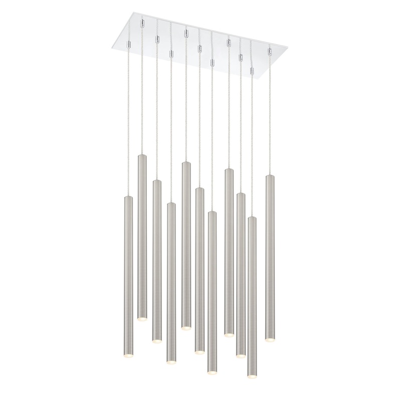 Z-Lite 917MP24-BN-LED-11LCH Forest LED Island Pendant, Chrome