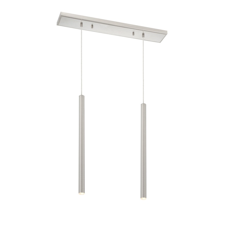 Z-Lite 917MP24-BN-LED-2LBN Forest LED Island Pendant, Brushed Nickel