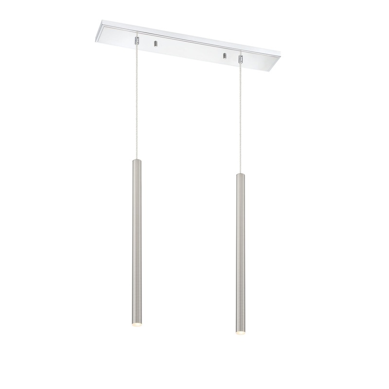 Z-Lite 917MP24-BN-LED-2LCH Forest LED Island Pendant, Chrome