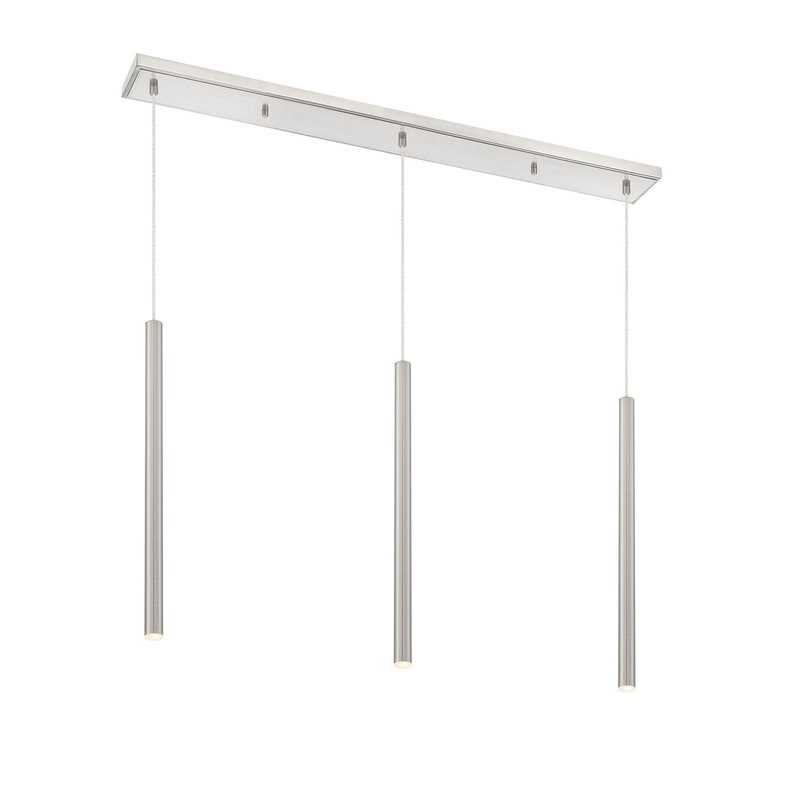Z-Lite 917MP24-BN-LED-3LBN Forest LED Island Pendant, Brushed Nickel