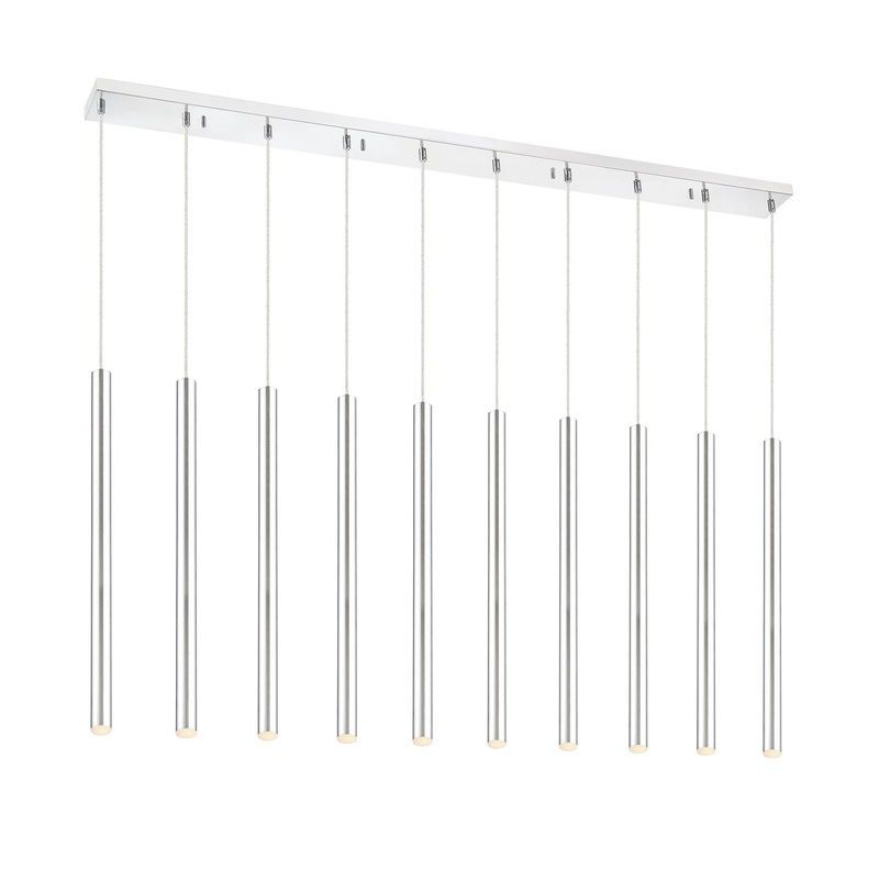 Z-Lite 917MP24-CH-LED-10LCH Forest LED Island Pendant, Chrome
