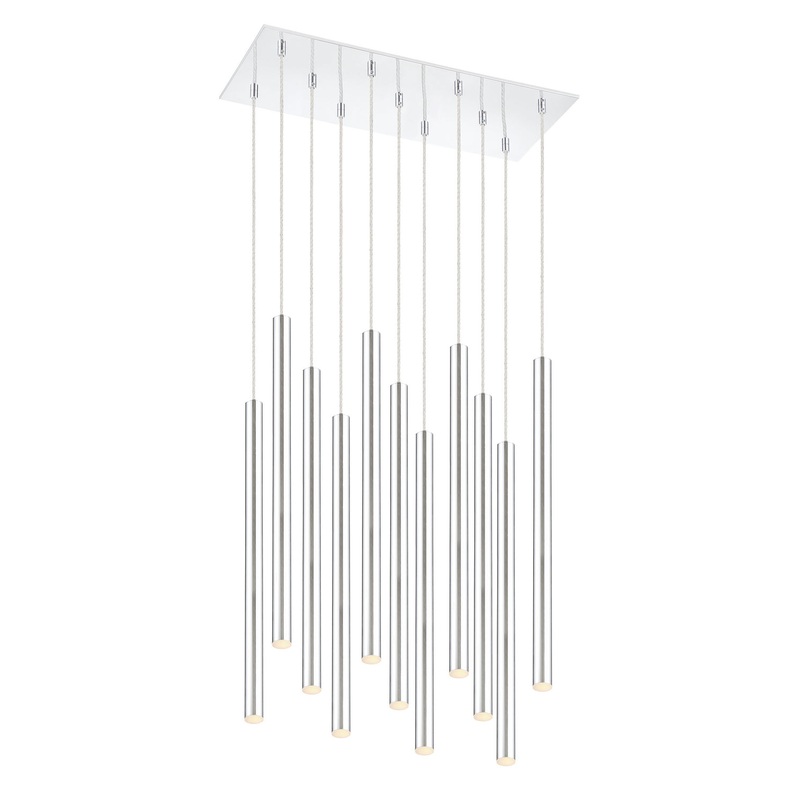 Z-Lite 917MP24-CH-LED-11LCH Forest LED Island Pendant, Chrome