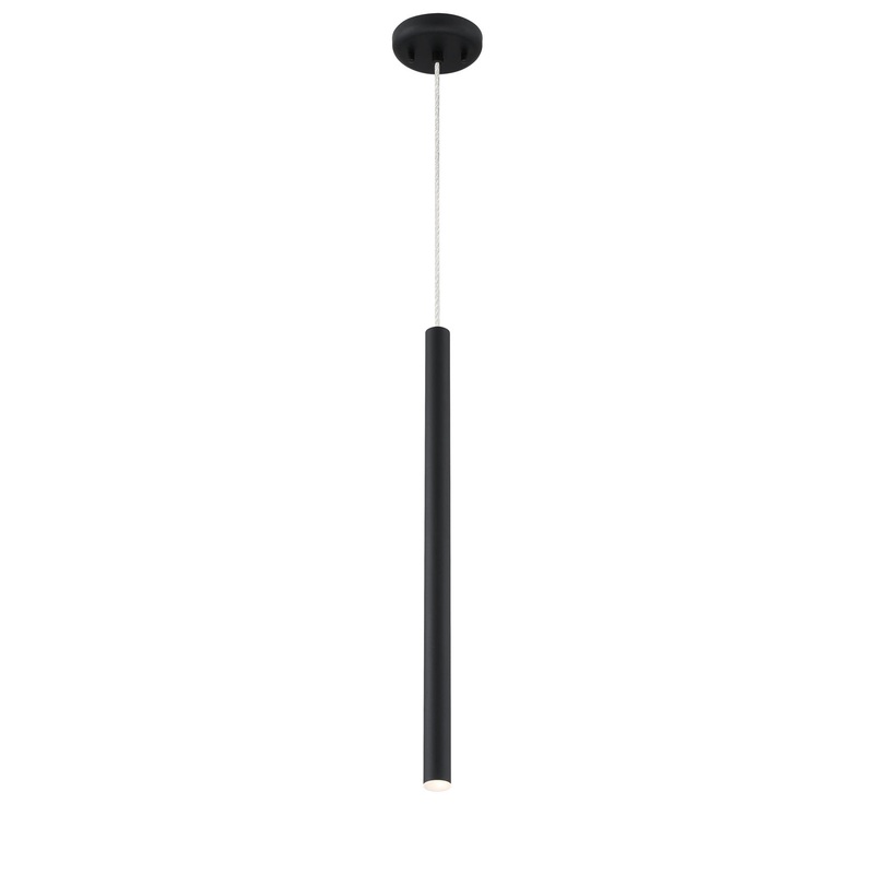 Z-Lite 917MP24-MB-LED Forest LED Mini Pendant, Matte black