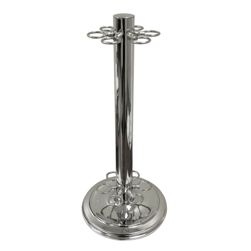 Z-Lite CSCH Players Billiard Cue Stand, Chrome