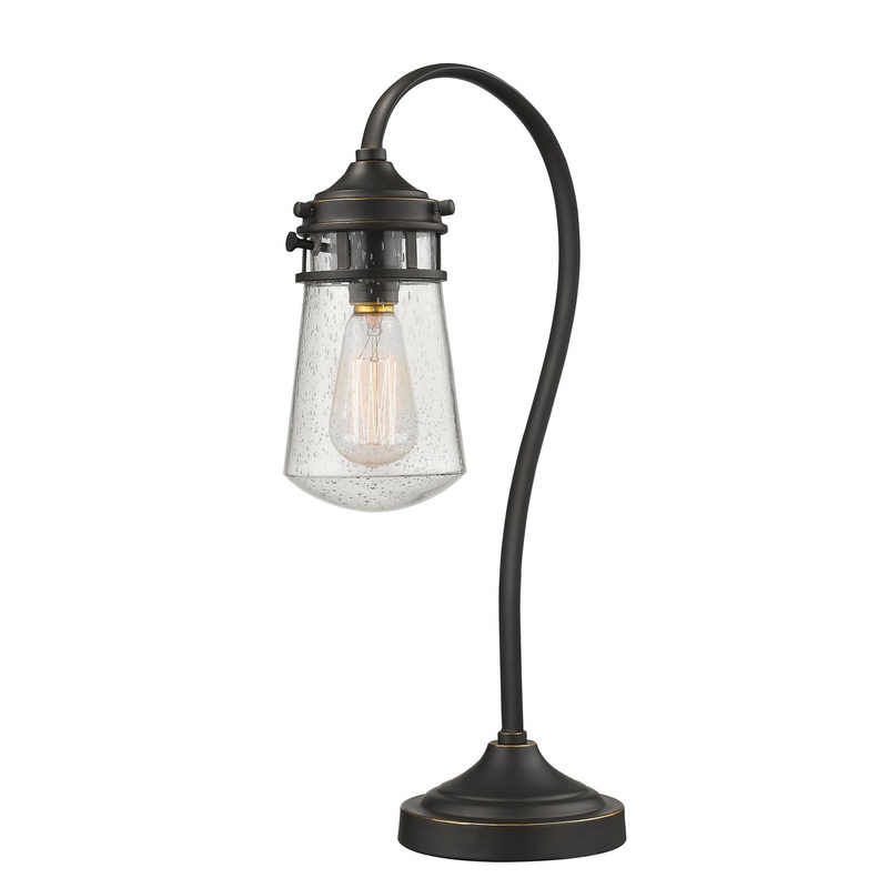 Z-Lite TL120-OB Celeste One Light Table Lamp, Olde Bronze