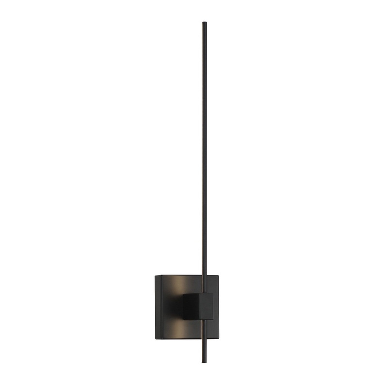 George Kovacs P1435-66A-L Parker LED Wall Sconce, Coal