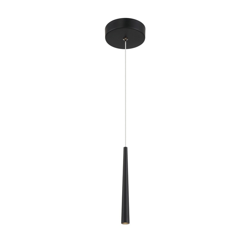 George Kovacs P1458-66A-L Stretch LED Mini Pendant, Coal