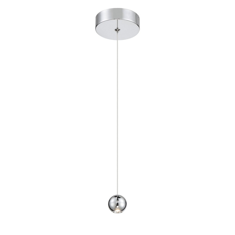 George Kovacs P1460-077-L Itty LED Mini Pendant, Chrome